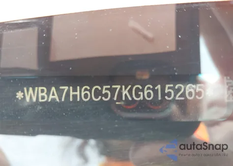 2019 BMW M760I xDrive z USA, uszkodzony, nr VIN WBA7H6C57KG615265